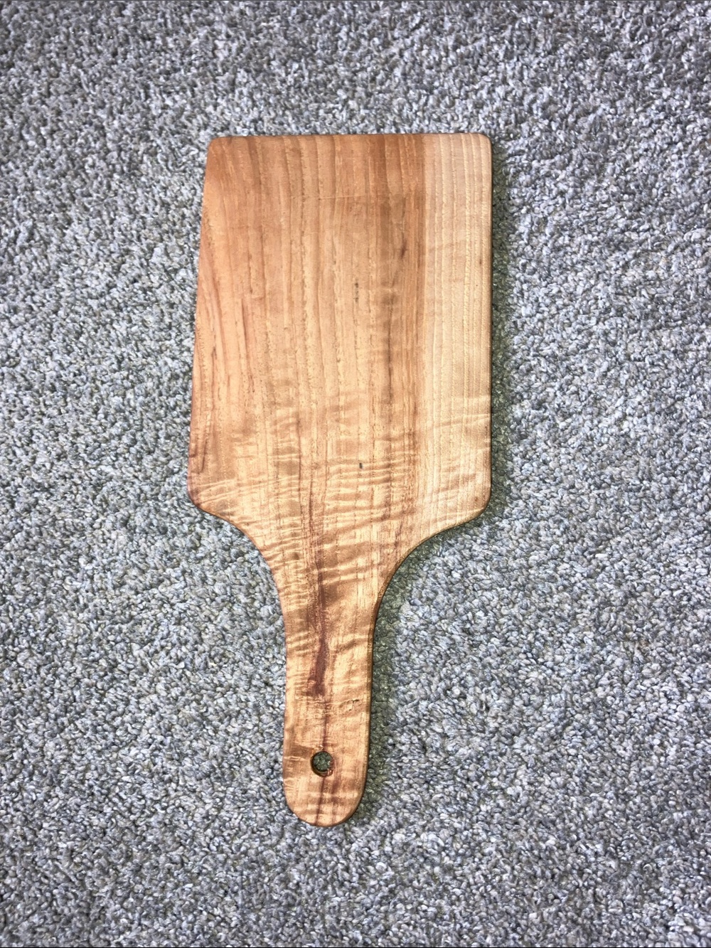 Solid Wood Serving Paddle - Warm Brown